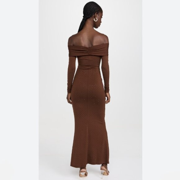 Brand New Bardot Artura Diamante Maxi Dress - Picture 2 of 12